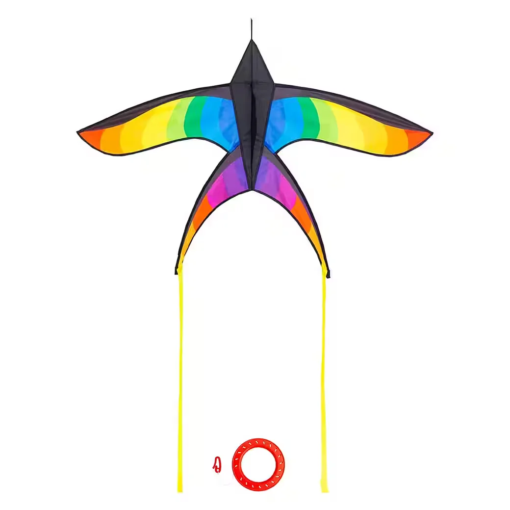 HQ Swallow Kite Rainbow Einleiner Kinderdrachen ab 8 Jahren