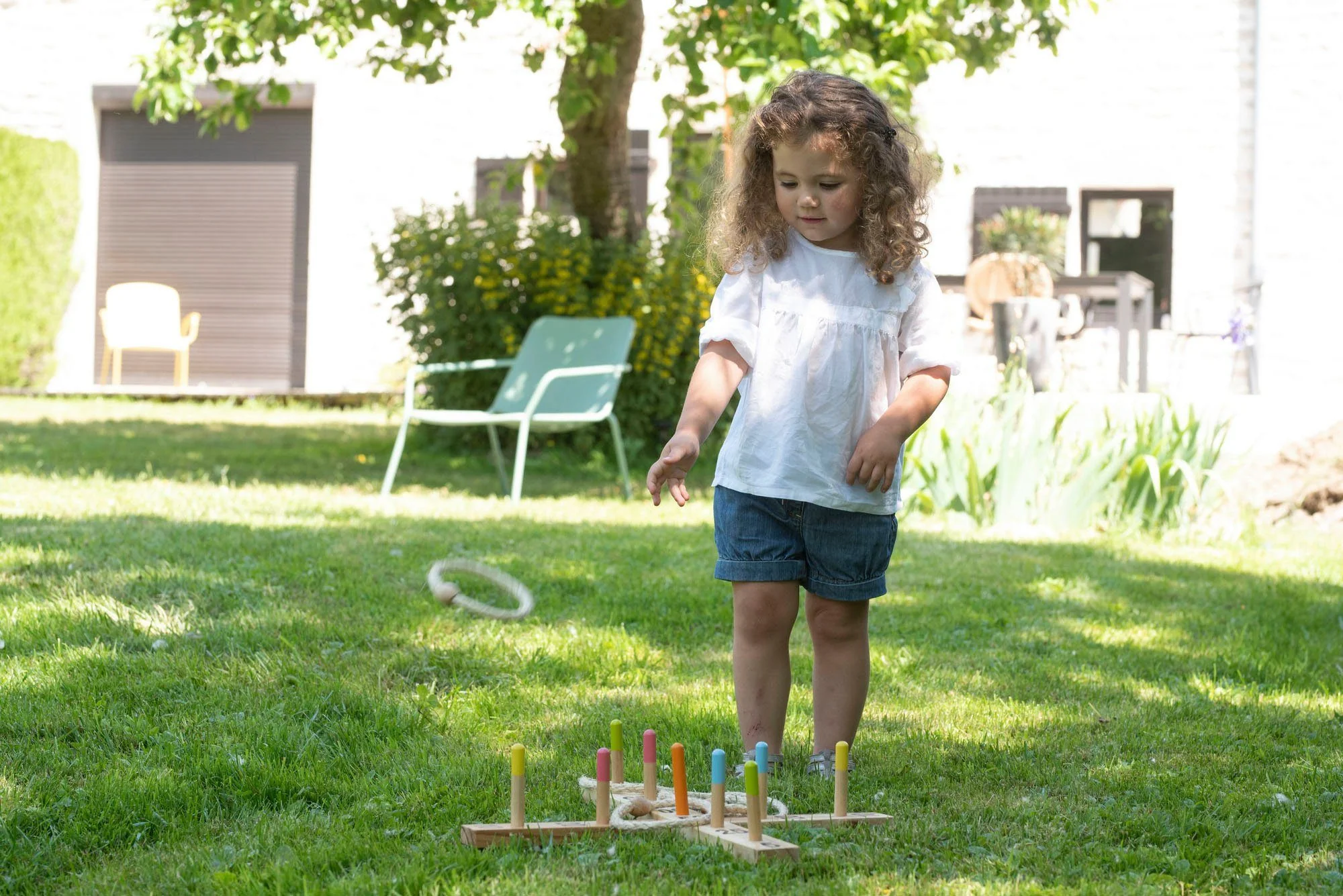 EICHHORN Ringwurfspiel Outdoor für Kinder und Garten