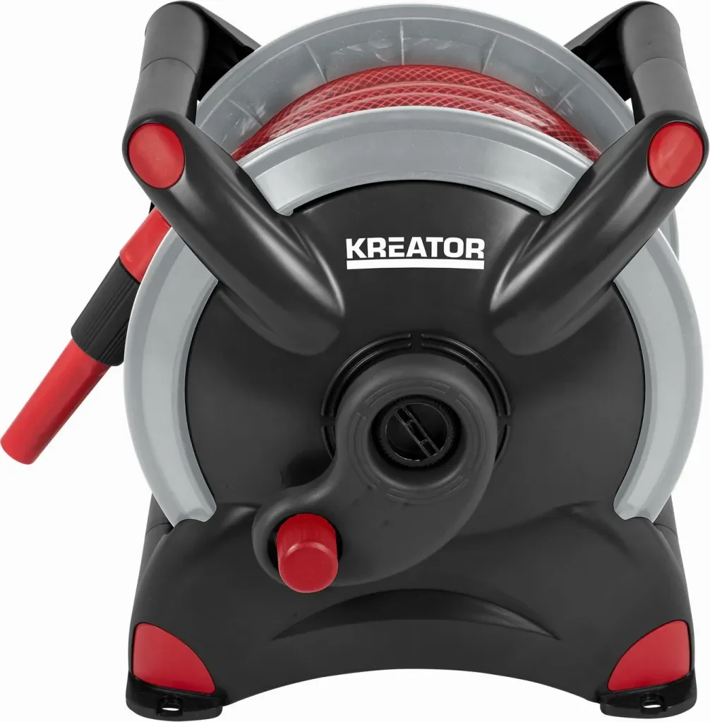 KREATOR KRTGR6720 Gartenschlauchwagen 15 m silber