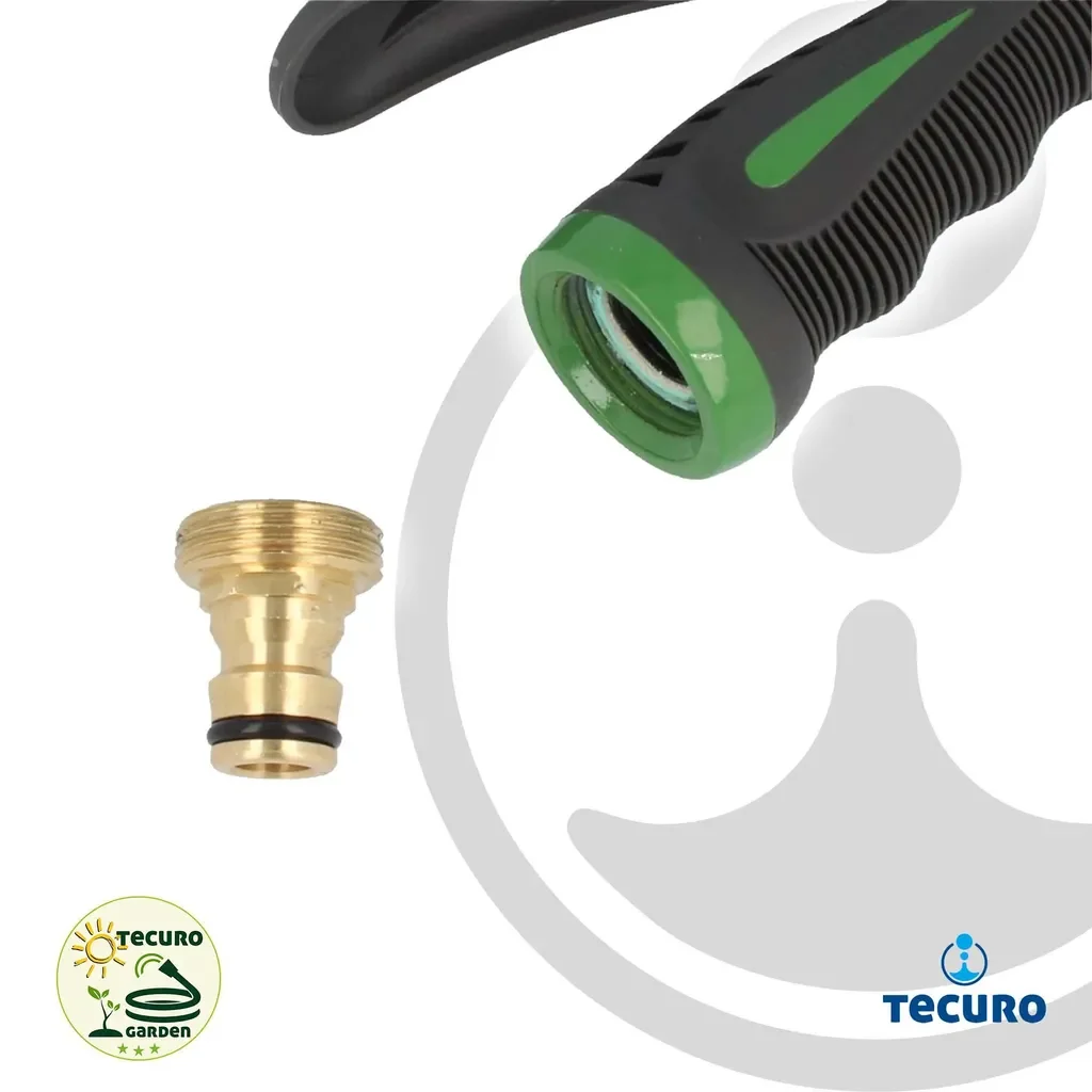 tecuro Gartenspritze mit Stecksystem stufenlos verstellbar