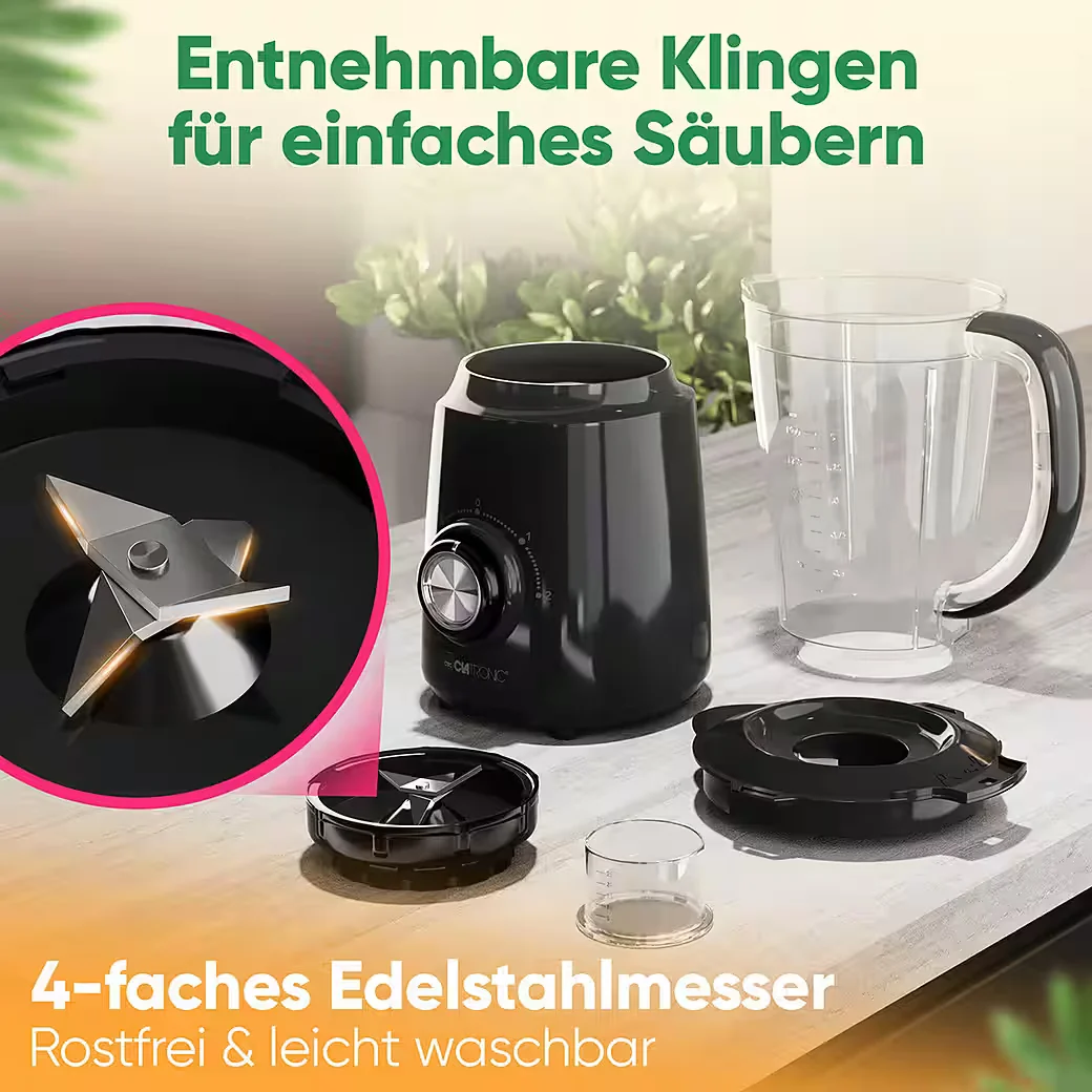 CLATRONIC Standmixer UM 3845 Küchenmixer für Smoothies