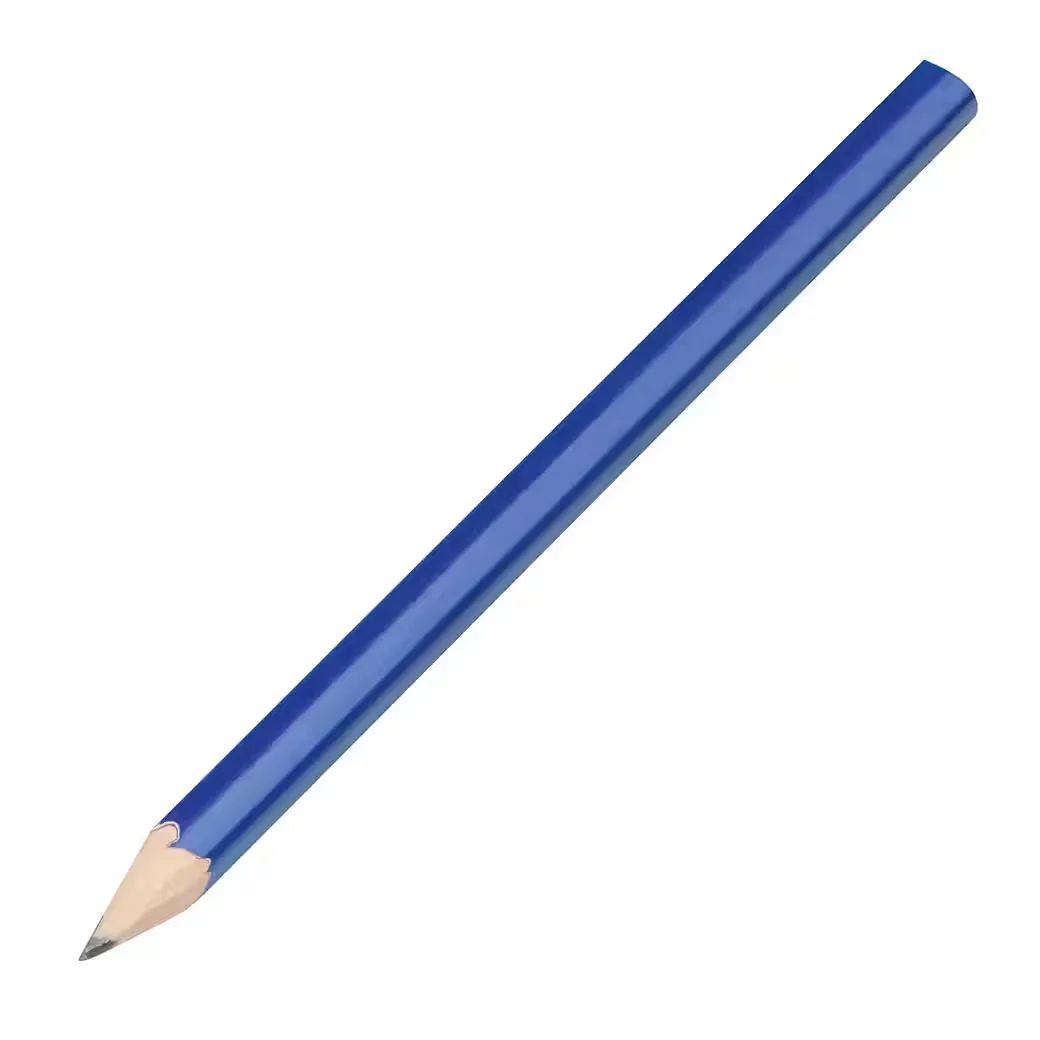 EASY GIFTS Zimmermannsbleistifte 10er Set blau 17,7 cm