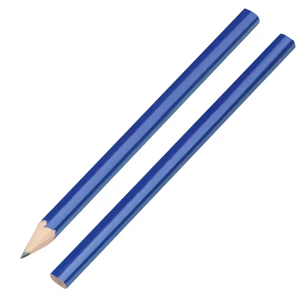 EASY GIFTS Zimmermannsbleistifte 10er Set blau 17,7 cm