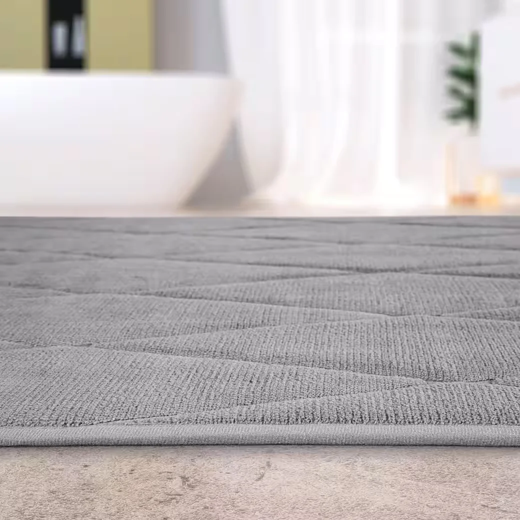 PACO HOME Badematte Corby 254 Memory-Schaum, rutschhemmend 13 mm hoch