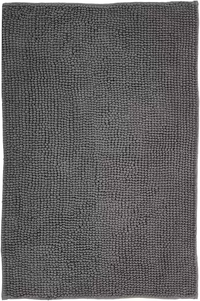 WAIDMEISTER Badematte Chenille rutschfest Badezimmerteppich Wellness