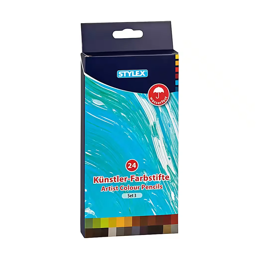 STYLEX Super Soft Aquarell Künstler Buntstifte Set für Malbuch