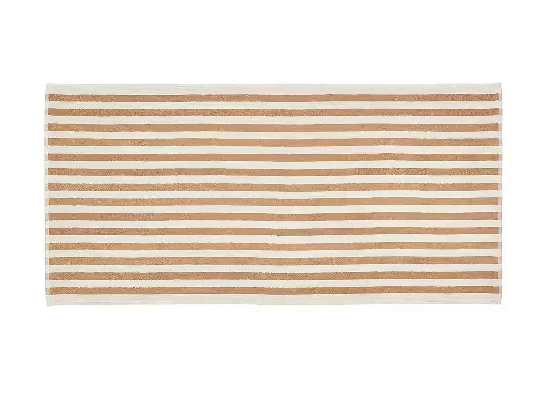 Blomus ARTO Badetuch moonbeam amber Streifen 70x140 cm Baumwolle