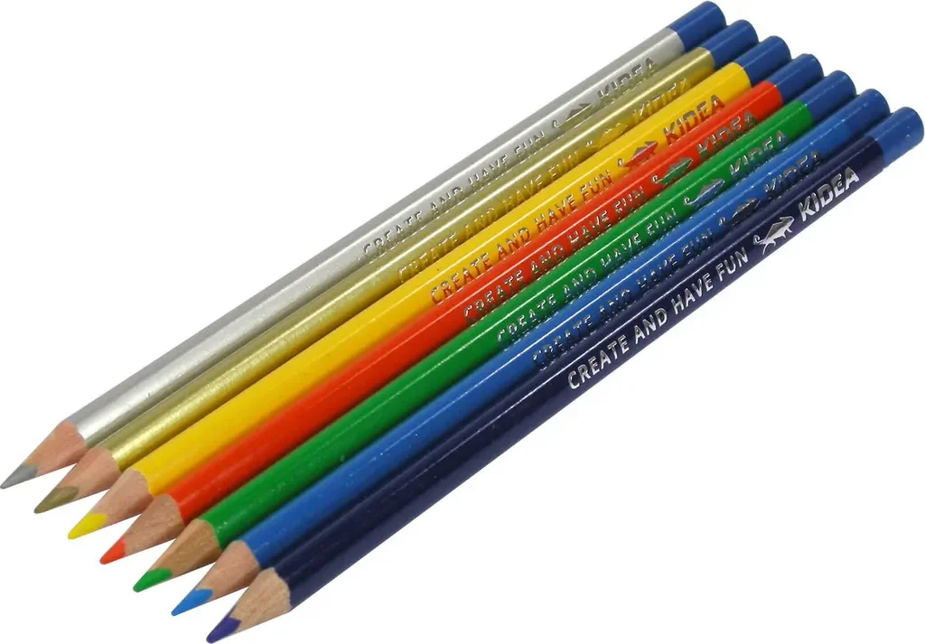 Kidea 2807 Dreieckige Buntstifte Set 12 Farben von Derform