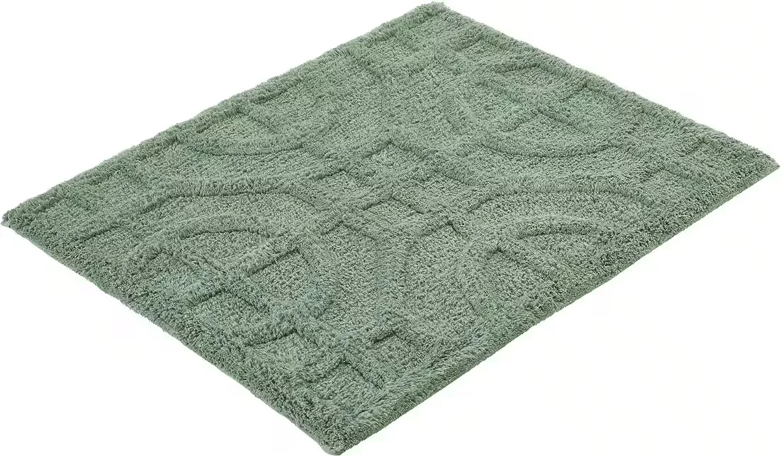 KLEINE WOLKE Badematte Mosaic Baumwolle, rutschhemmend, rechteckig