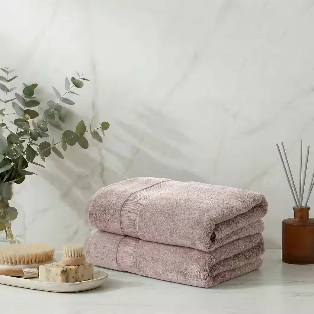 L'ESSENTIEL MAISON Badetücher Whitney Check 2er Set Modal Baumwolle