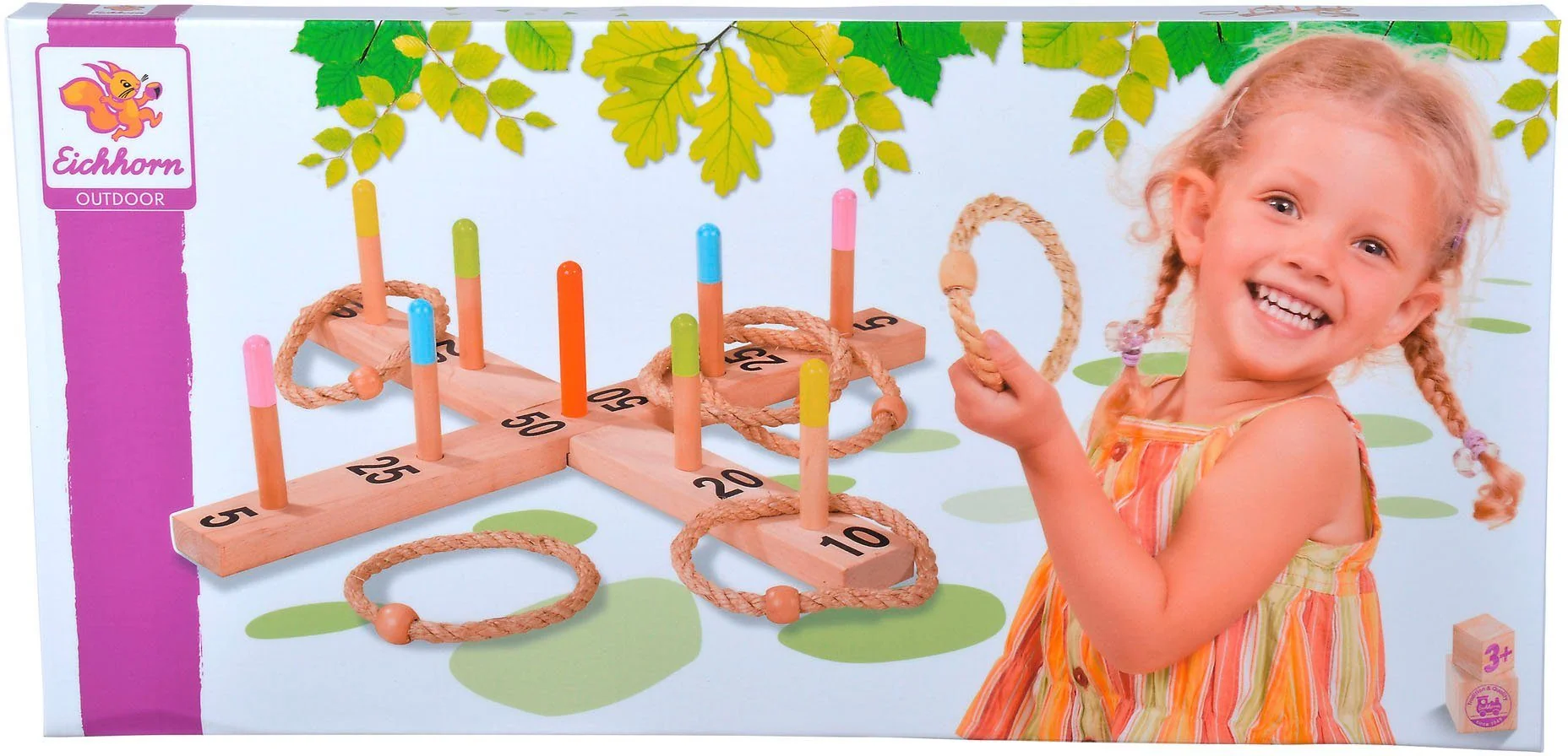 EICHHORN Ringwurfspiel Outdoor für Kinder und Garten