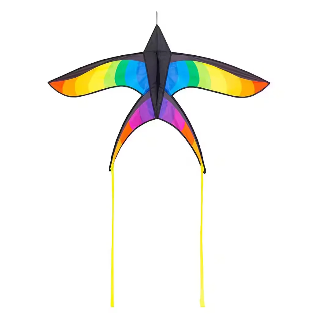 HQ Swallow Kite Rainbow Einleiner Kinderdrachen ab 8 Jahren