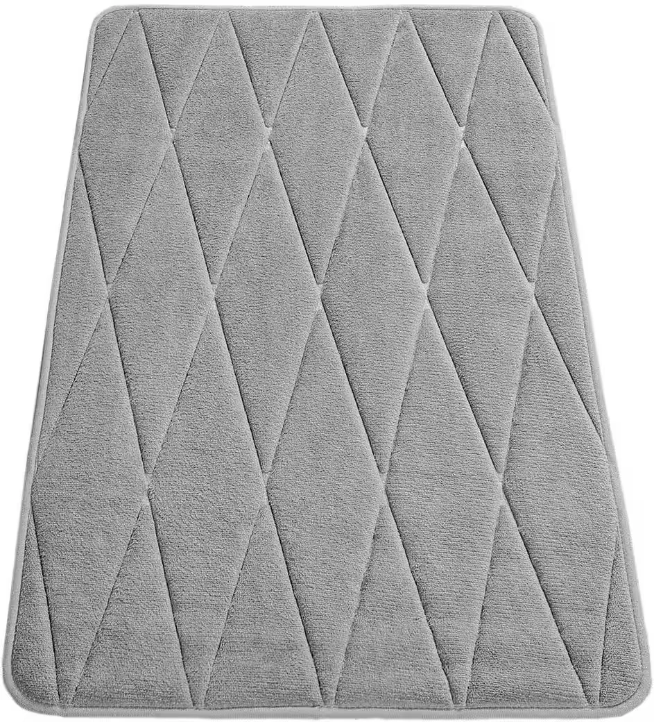 PACO HOME Badematte Corby 254 Memory-Schaum, rutschhemmend 13 mm hoch