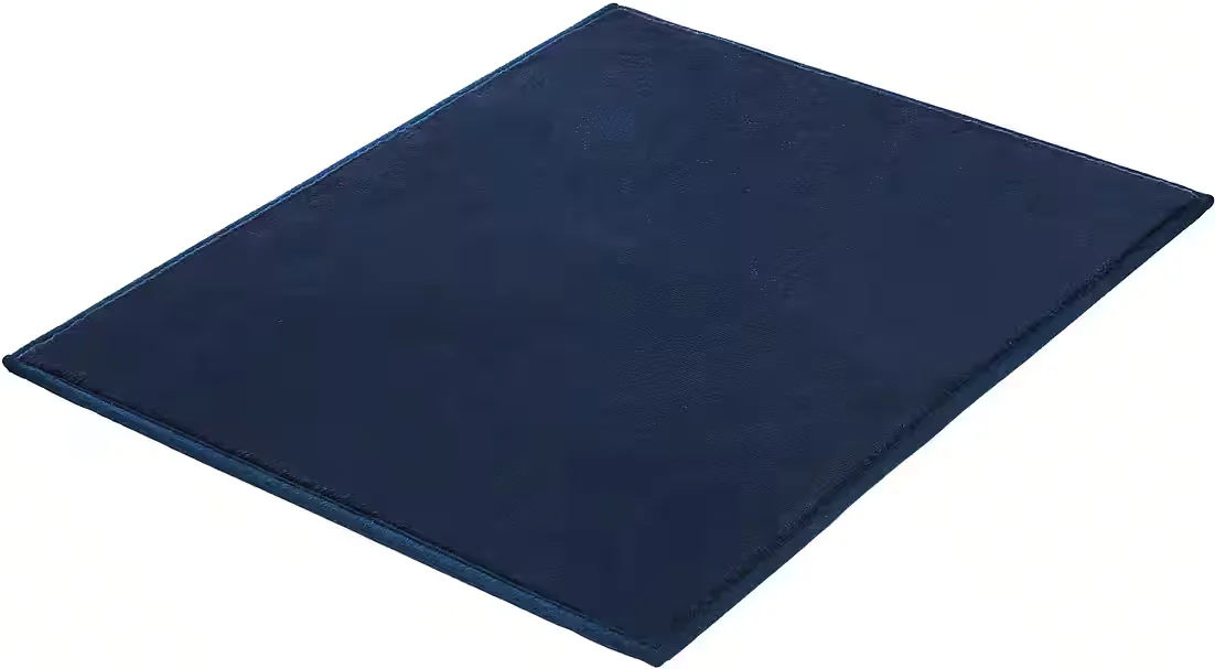 KLEINE WOLKE Badematte Velvet rutschhemmend 5 mm Polyester rechteckig