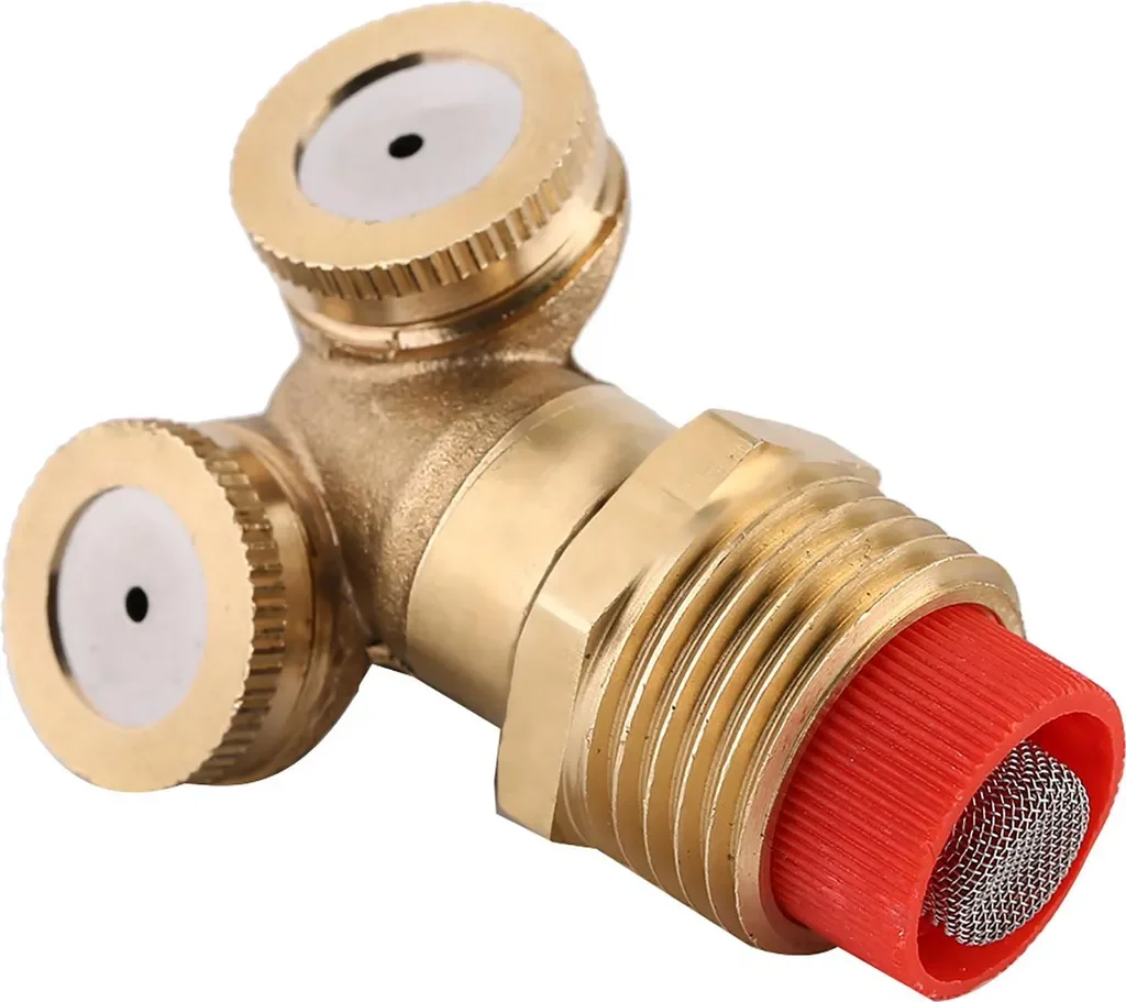 Cocosity 2 Stück Messing Nebeldüsen für Gartenbewässerung Sprinkler