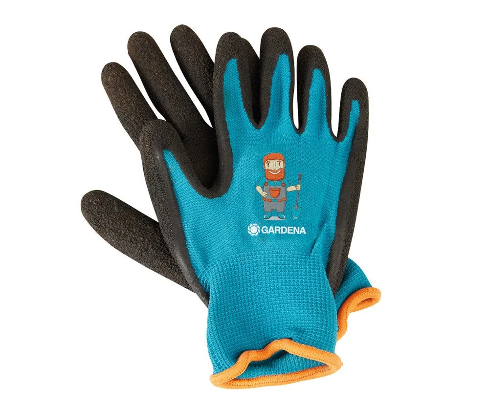HAPPY PEOPLE Gardena Kinder Gartenhandschuhe Größe 3 schwarz blau