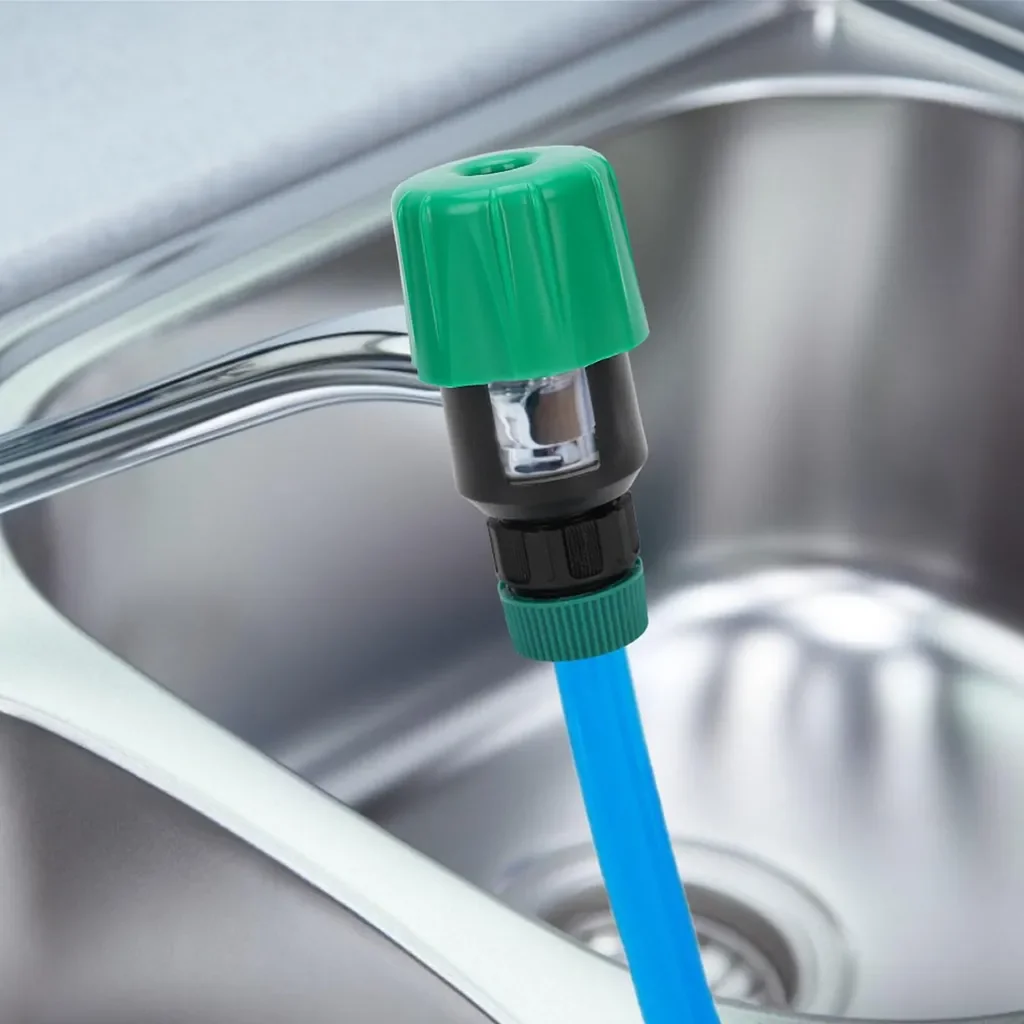 Cocosity Wasserhahn-Adapter für Gartenschlauch Küche grün
