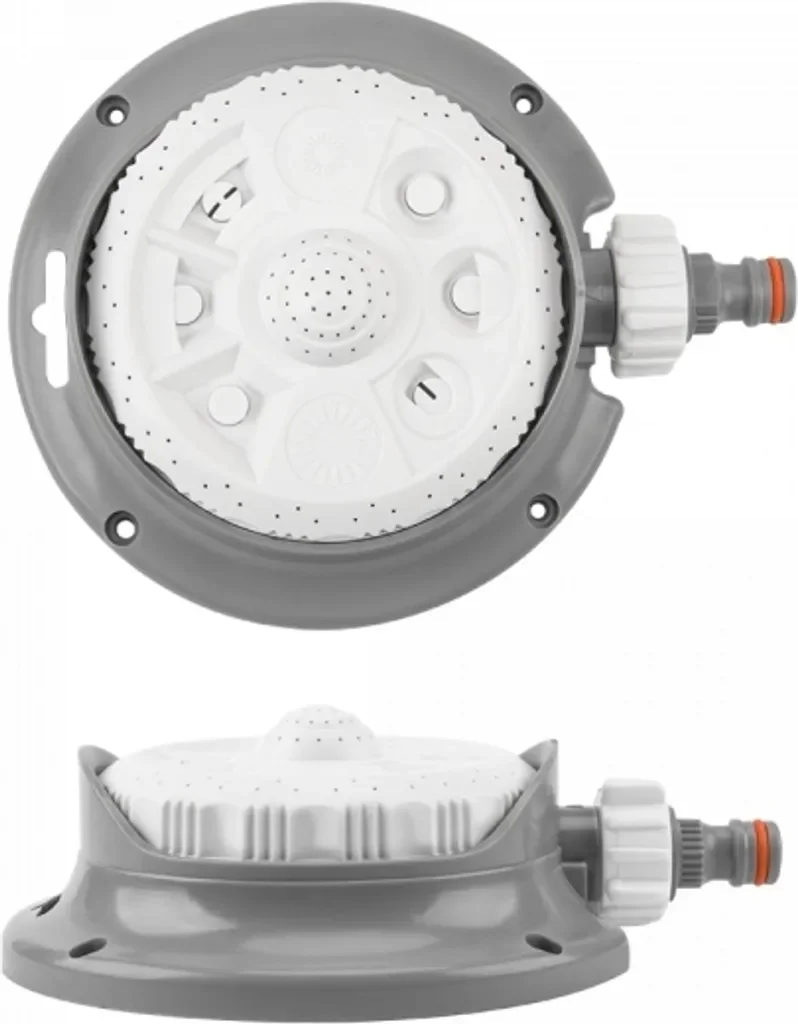 Bradas White Line Gartensprinkler 8 Funktionen mit Ständer