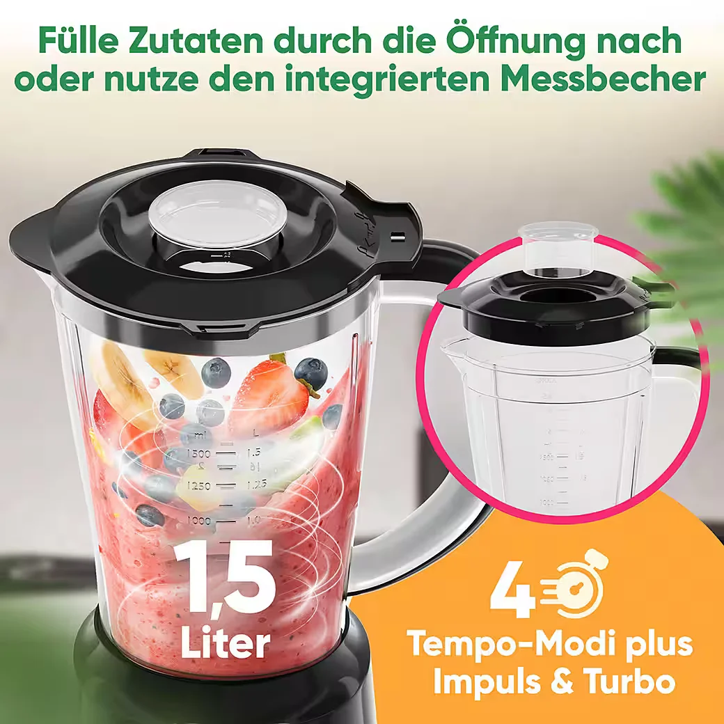 CLATRONIC Standmixer UM 3845 Küchenmixer für Smoothies