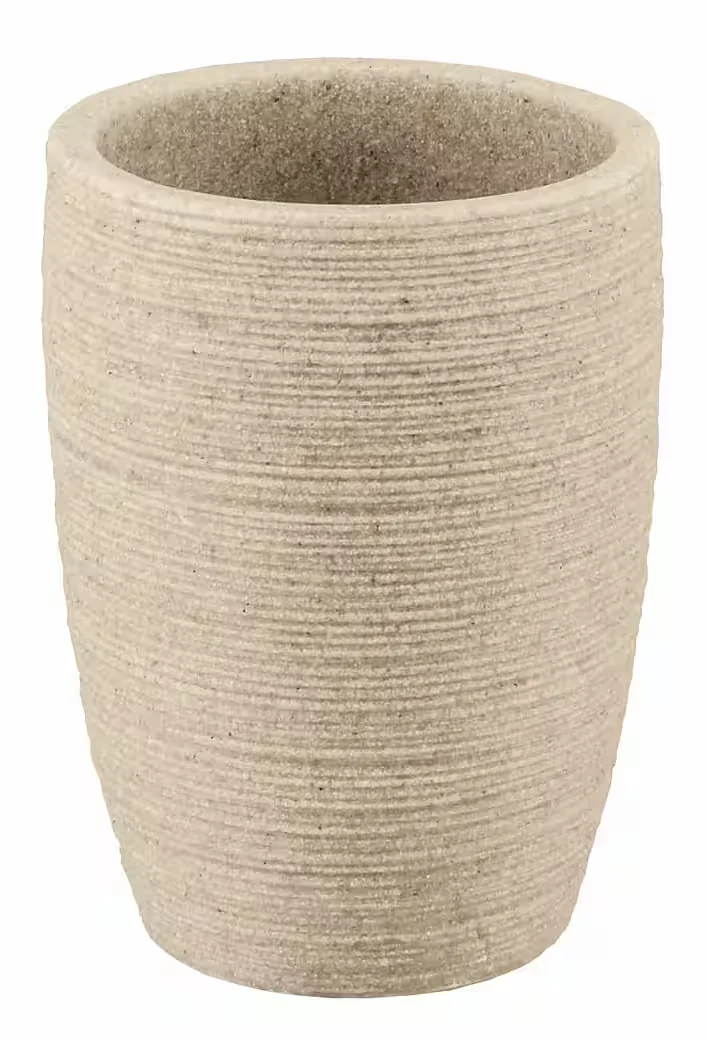 KLEINE WOLKE Zahnputzbecher Sand Badaccessoire für Badezimmer