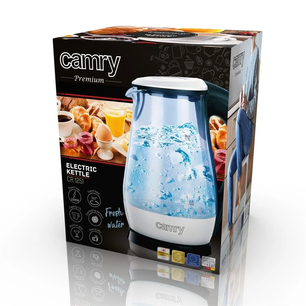 CAMRY CR 1251w elektrischer Wasserkocher