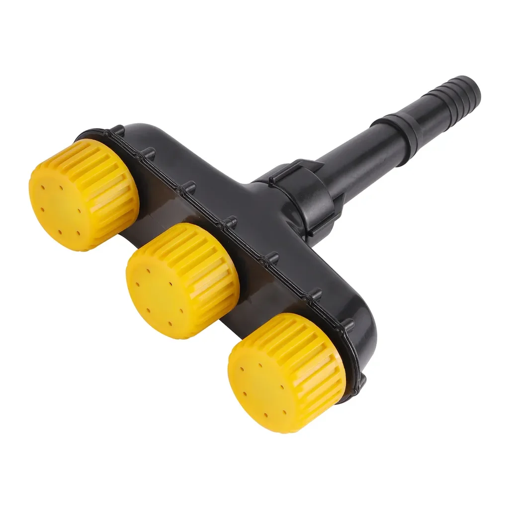 Rosikey Gartensprinkler verstellbar mit 3 Düsen für Rasenbewässerung
