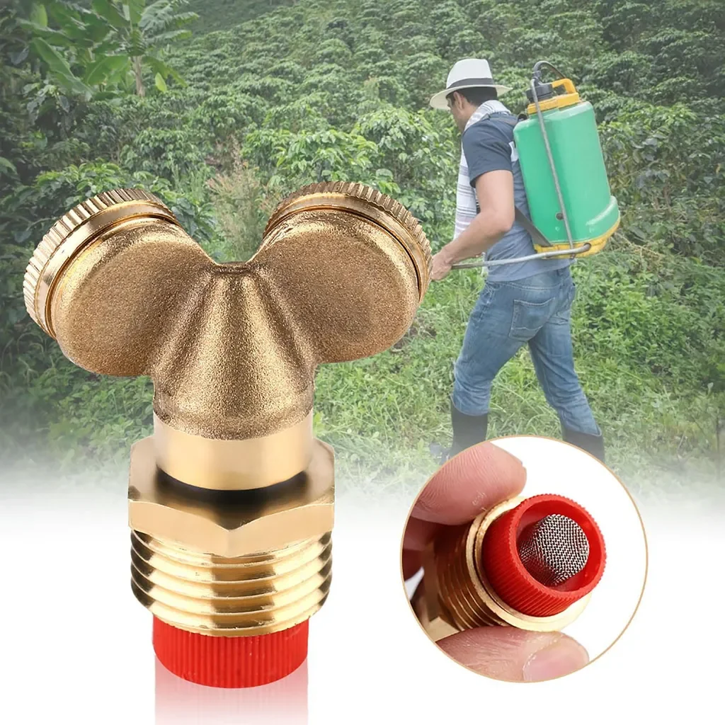 Cocosity 2 Stück Messing Nebeldüsen für Gartenbewässerung Sprinkler