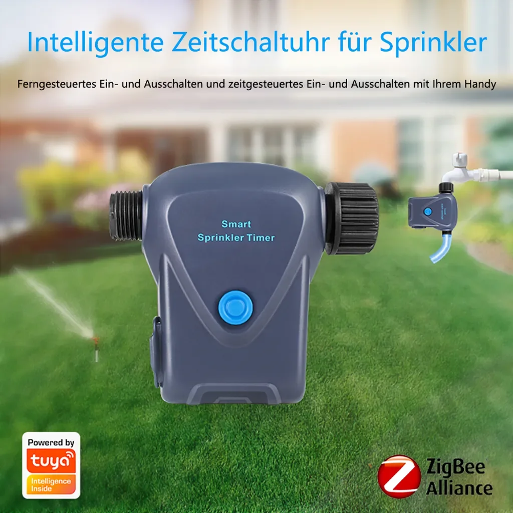 hocan Smart Bewässerungssystem mit Timer und Wasserzähler