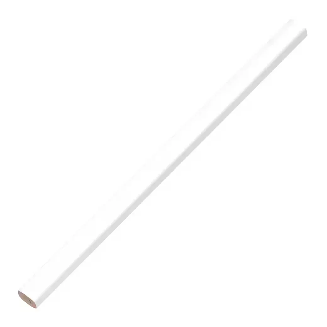 EASY GIFTS Zimmermannsbleistifte 10er Pack 17,7 cm weiß