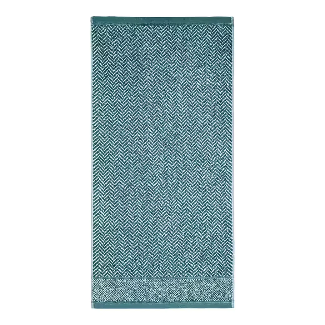 HERZBACH HOME Duschtücher Italiana 70x140 2er Set 100% Baumwolle