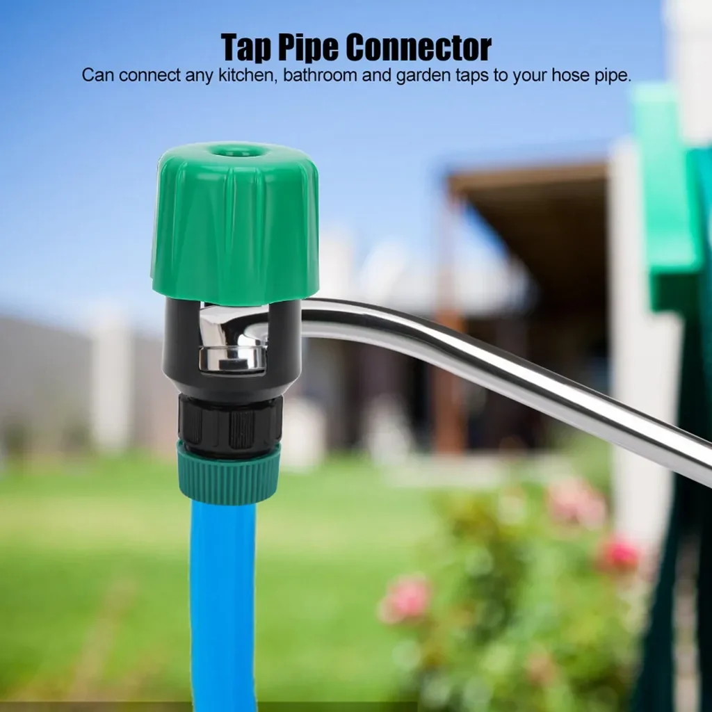 Cocosity Wasserhahn-Adapter für Gartenschlauch Küche grün