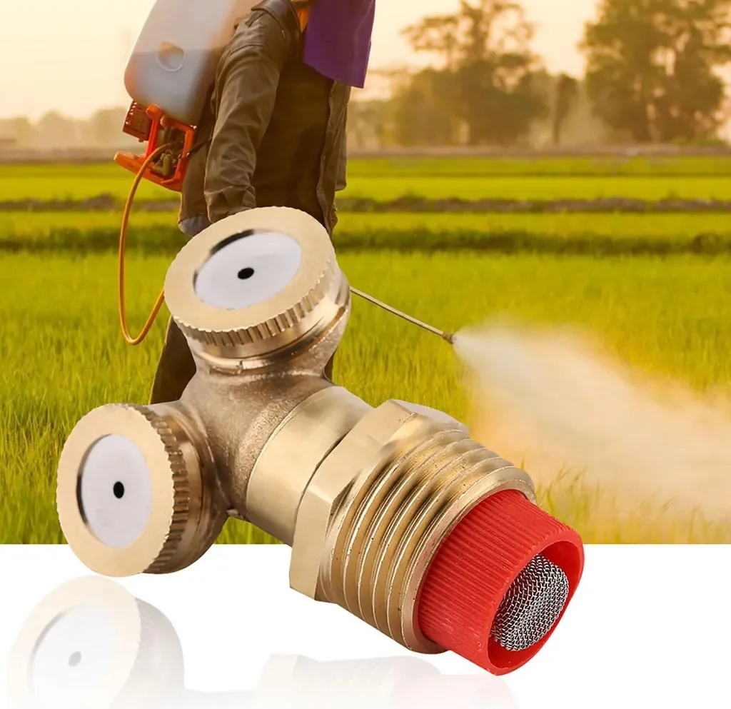 Cocosity 2 Stück Messing Nebeldüsen für Gartenbewässerung Sprinkler