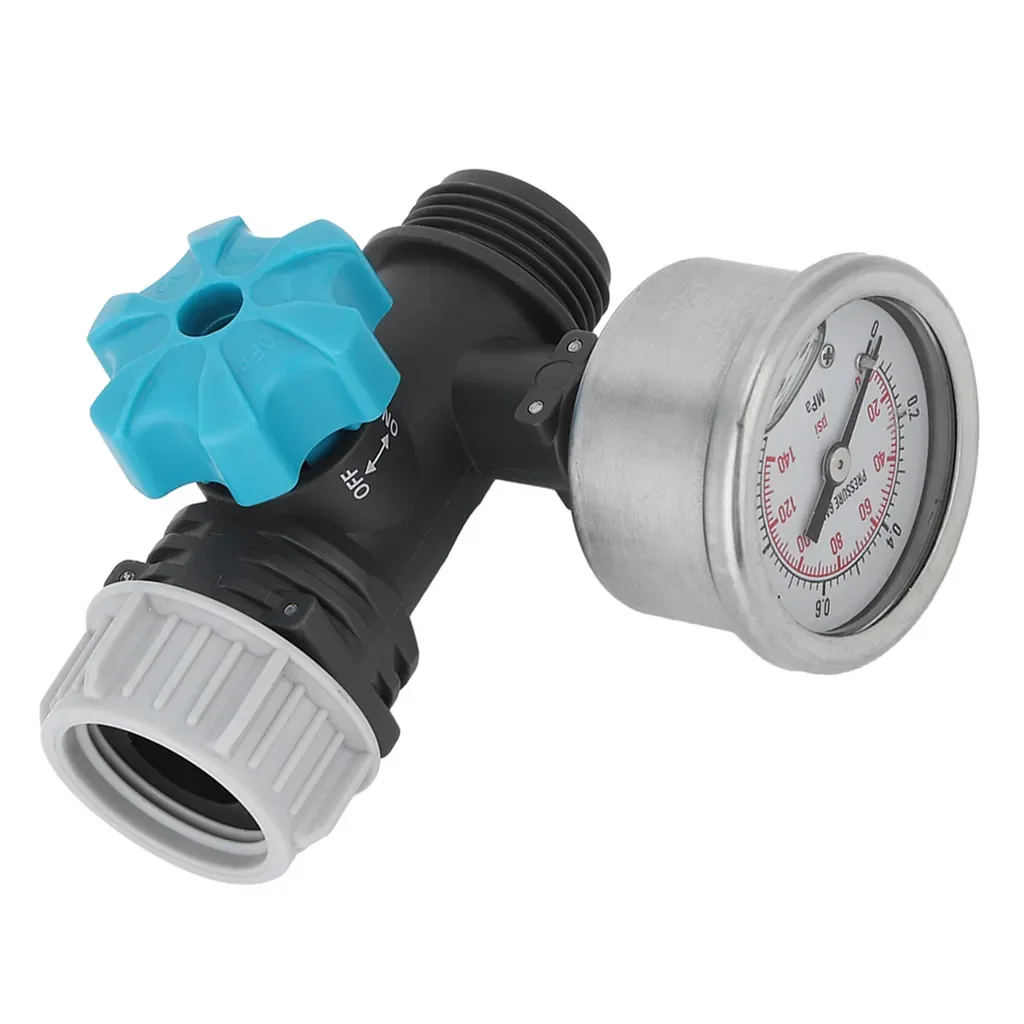 Cocosity G3/4 Wasserdruckregler Ventil verstellbar Manometer Garten