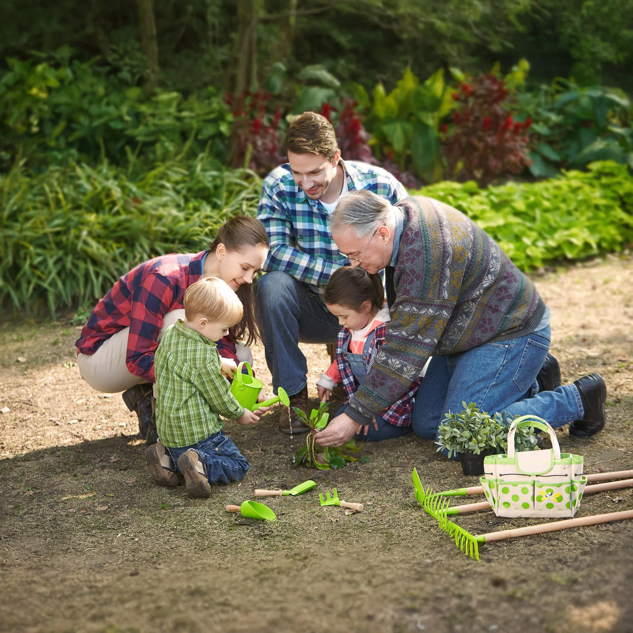 EVEREARTH Kinder Handschippe Lernspielzeug für Garten und Sand
