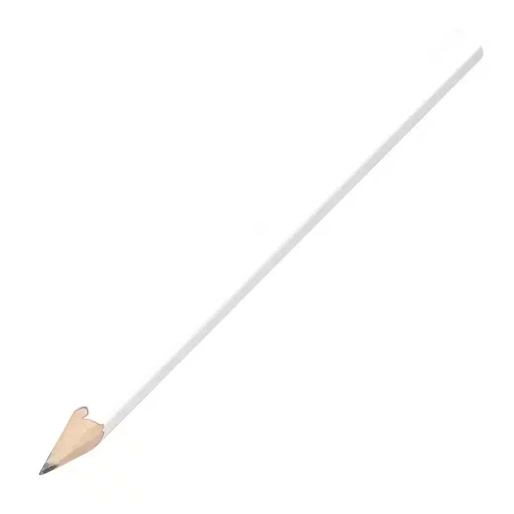 EASY GIFTS Zimmermannsbleistifte 10er Pack 17,7 cm weiß