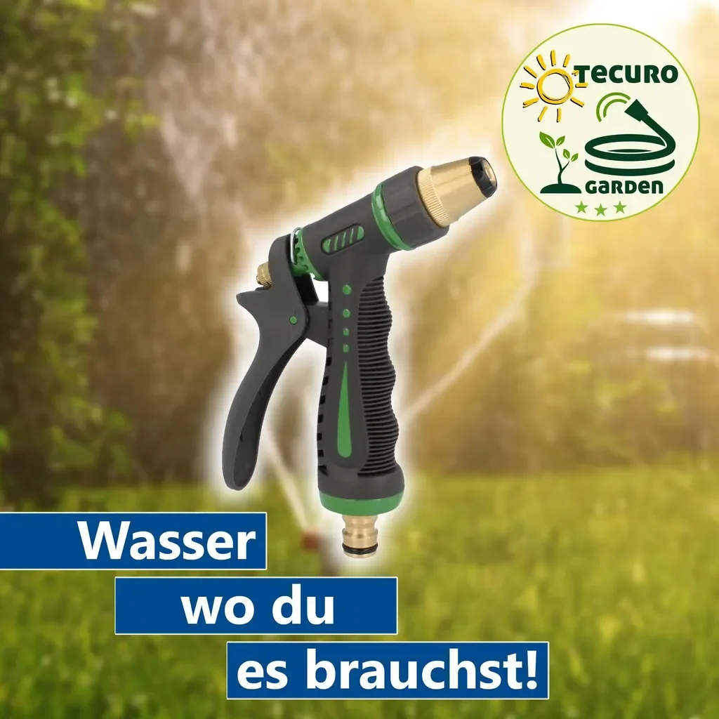 tecuro Gartenspritze mit Stecksystem stufenlos verstellbar