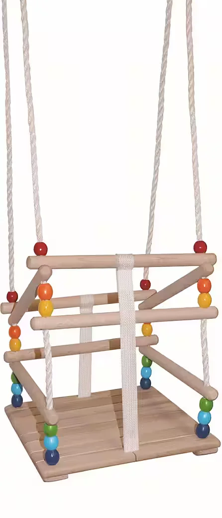 WOODYLAND Babyschaukel 10315 mit Gitter, ab 1 Jahr, bis 30 kg