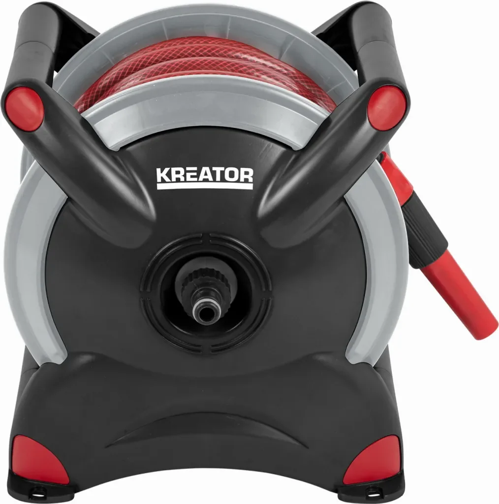 KREATOR KRTGR6720 Gartenschlauchwagen 15 m silber