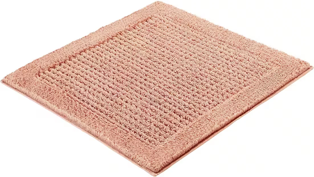 KLEINE WOLKE Badematte Net 17 mm Baumwolle rutschhemmend quadratisch