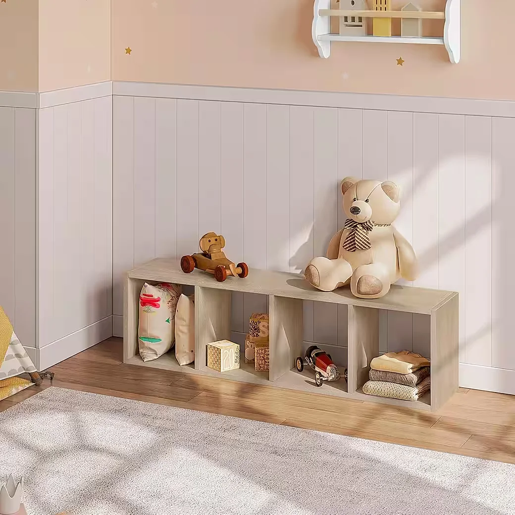 WOLTU Bücherregal offen Standregal für Wohnzimmer Büro Kinderzimmer