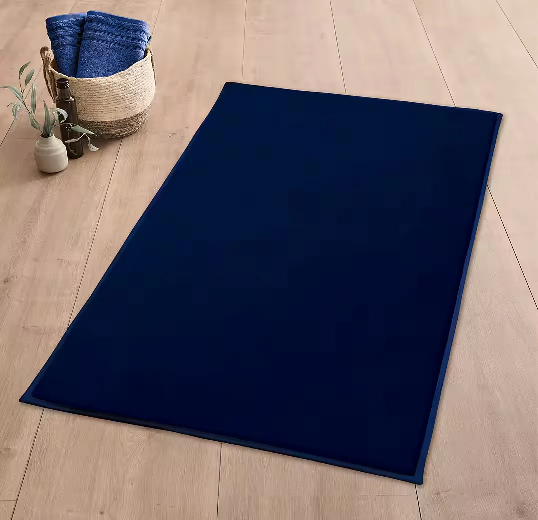KLEINE WOLKE Badematte Velvet rutschhemmend 5 mm Polyester rechteckig