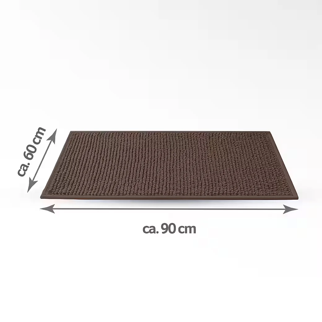 Bestlivings Badematte Chenille 60x90 cm rutschhemmend saugstark weich