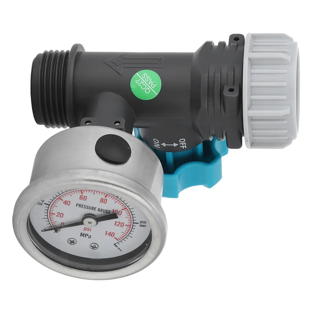 Cocosity G3/4 Wasserdruckregler Ventil verstellbar Manometer Garten