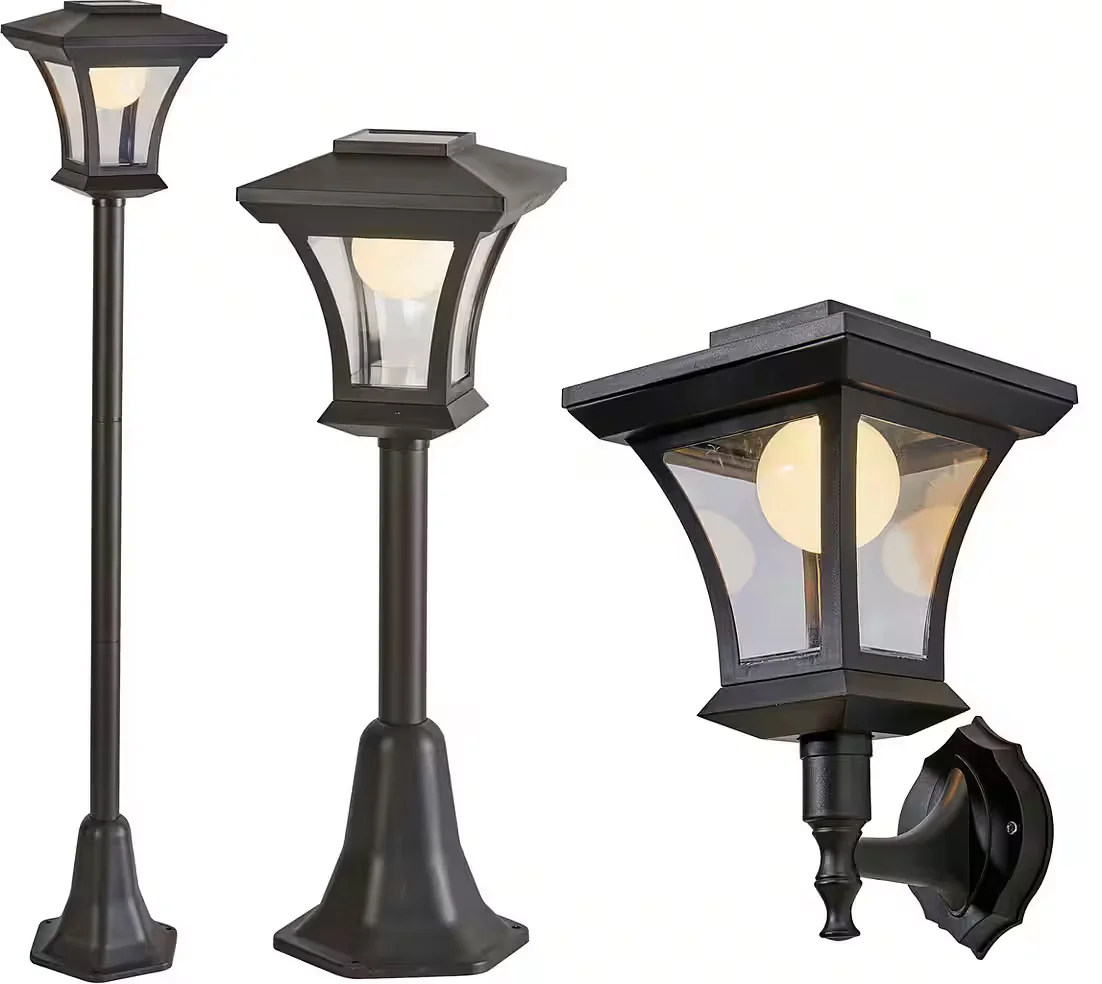 NORTHPOINT 3in1 LED Solar Gartenleuchte Daemmerungssensor innen aussen