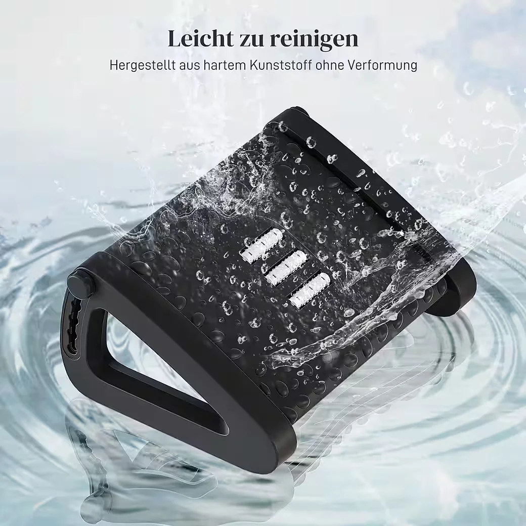 MC STAR Fußstütze Schreibtisch 6-stufig verstellbar Massageoberfläche
