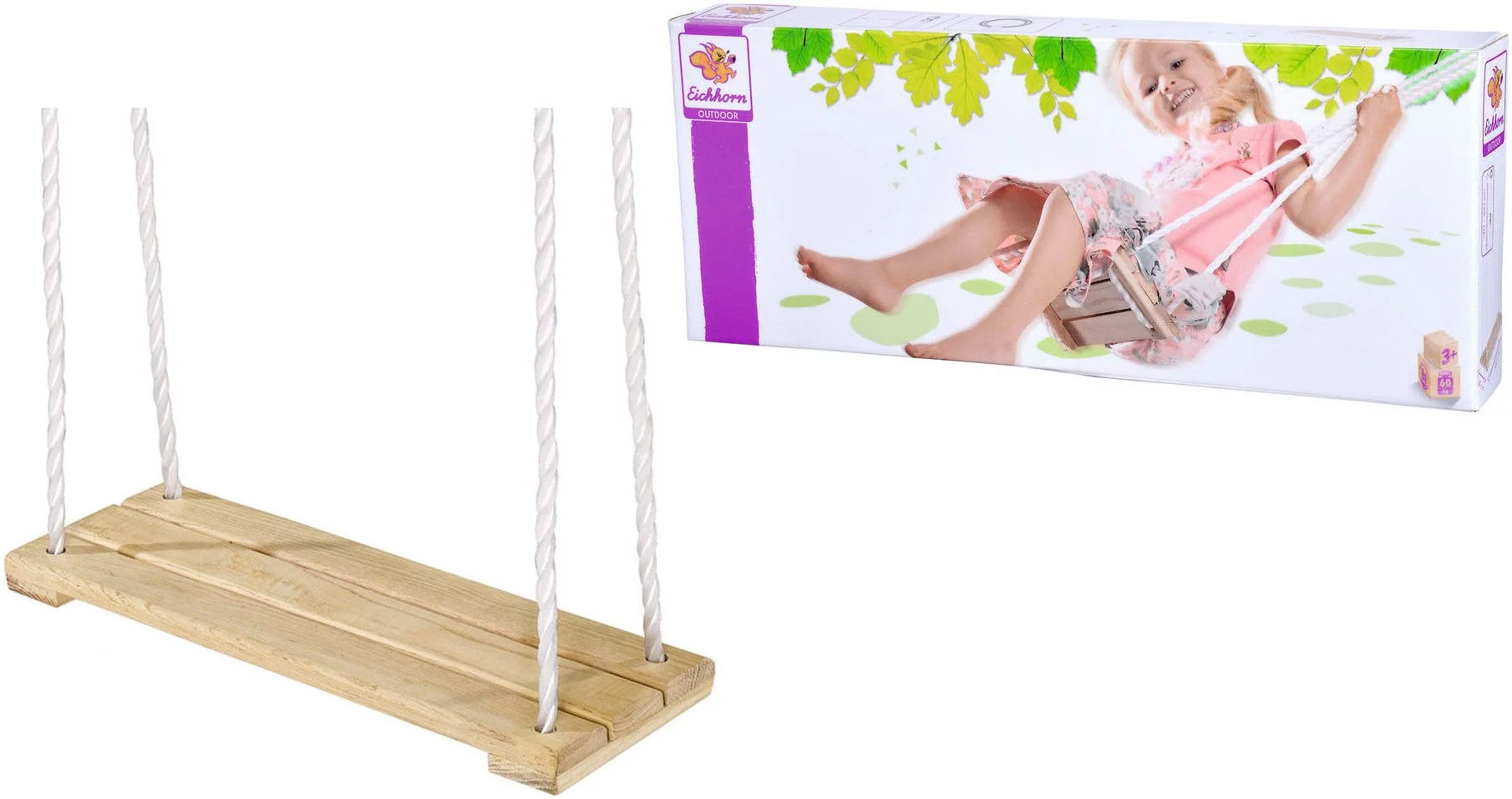 EICHHORN Schaukelsitz Brettschaukel Outdoor für Garten Kinder