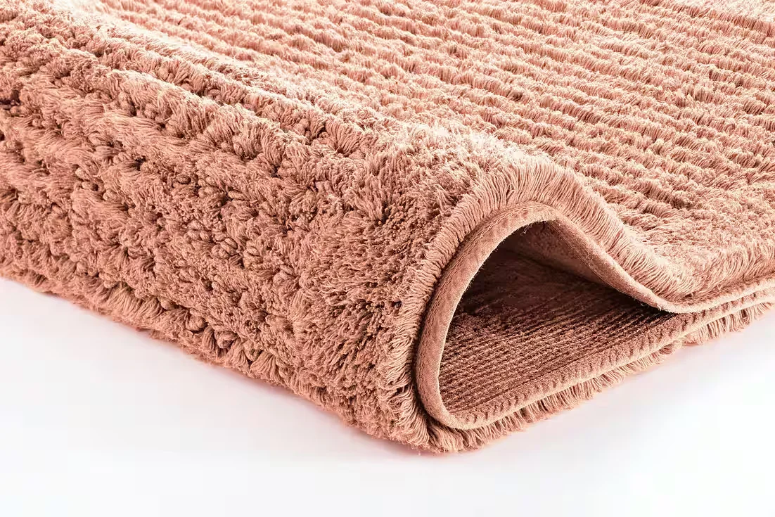 KLEINE WOLKE Badematte Net 17 mm Baumwolle rutschhemmend quadratisch