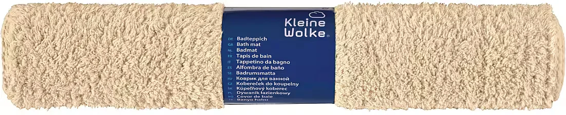 KLEINE WOLKE Badematte Scott rutschhemmend 12 mm fuer Fussbodenheizung