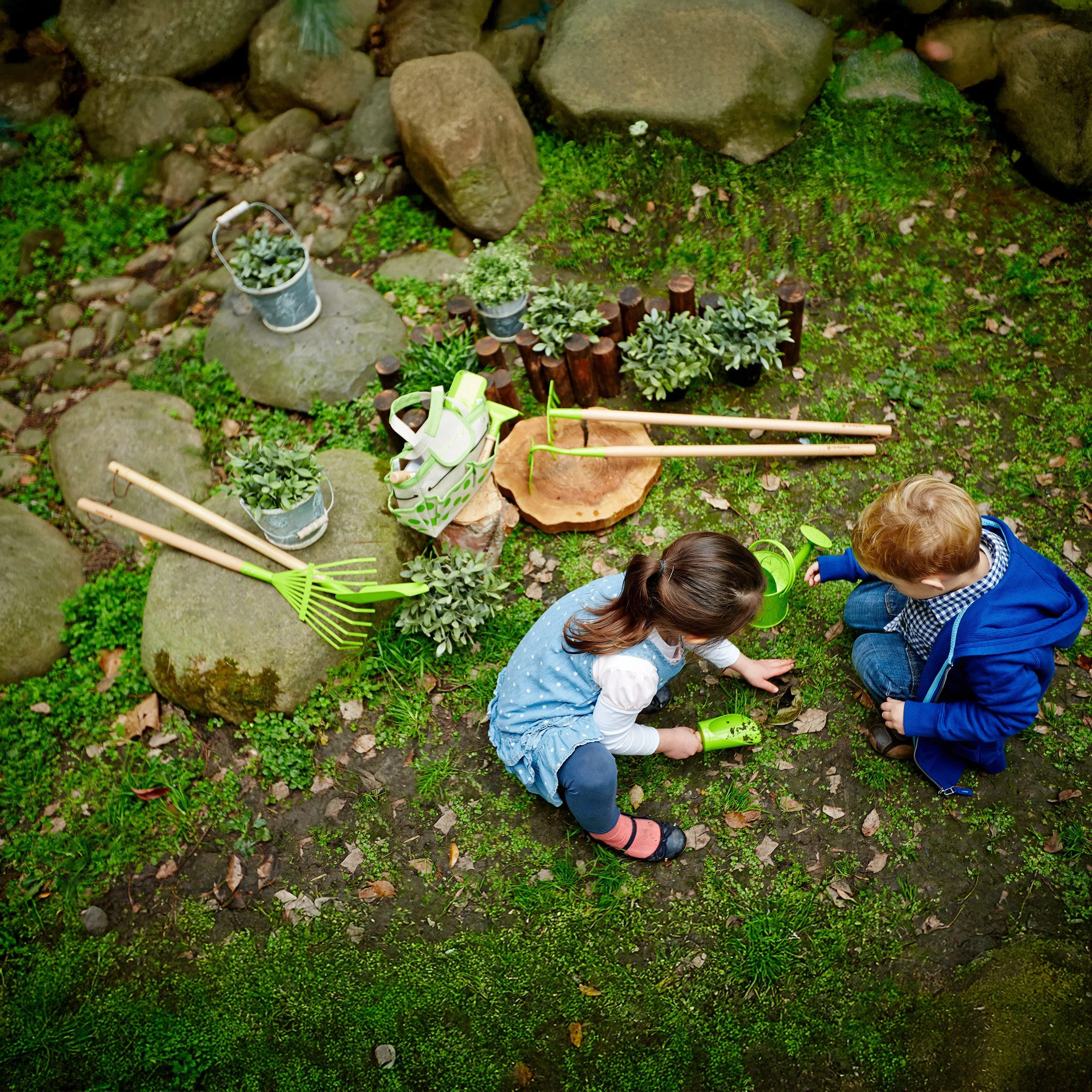 EVEREARTH Kinder Handschippe Lernspielzeug für Garten und Sand