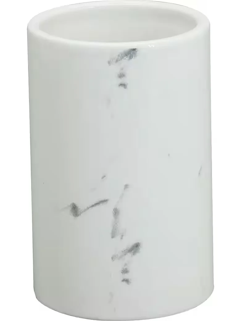 TREND LINE Zahnputzbecher Marmor-Optik Badbecher
